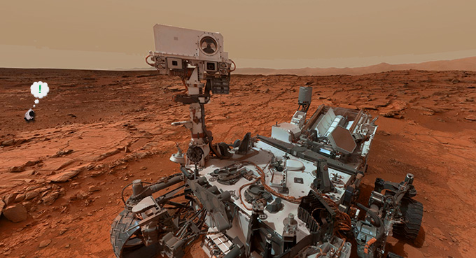 Mars Curiosity rover