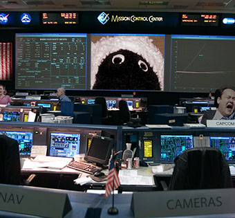 Mission Control after all hell breaks loose...